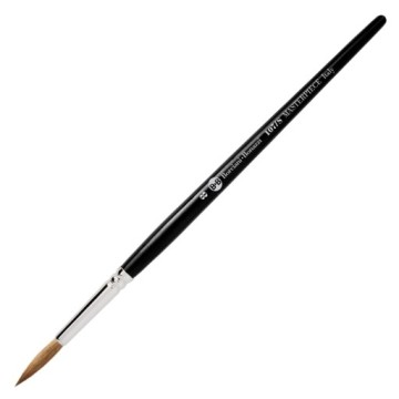 BORCIANI E BONAZZI MASTERPIECE PENNELLO TONDO FIBRA SINTETICA MARTORA KOLINSKY MANICO CORTO SERIE 107/S