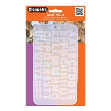 CLÉOPÂTRE STAMPO IN SILICONE PER RESINA ALFABETO