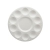 RAW ART MATERIALS TAVOLOZZA TONDA IN PLASTICA 17 CM 10 POZZETTI