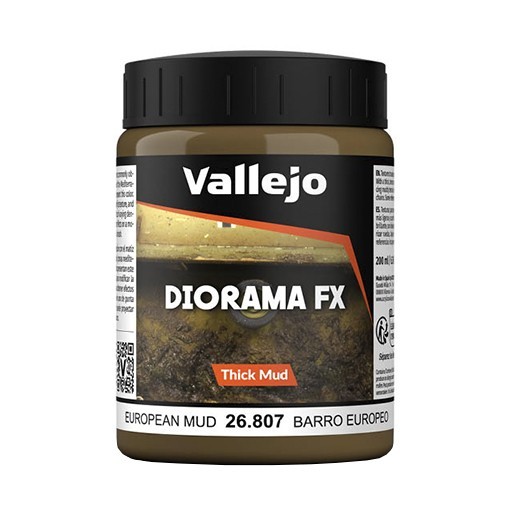 VALLEJO DIORAMA EFECTO BARRO EUROPEO PARA MODELISMO 26807