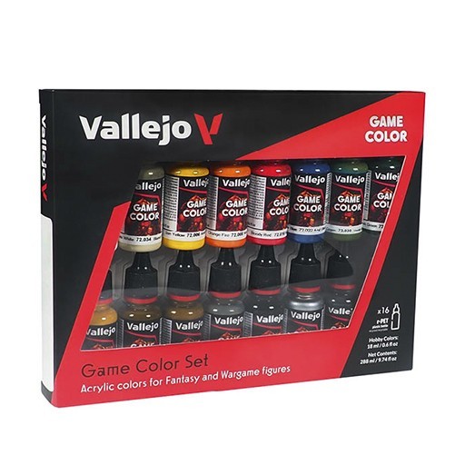 VALLEJO GAME COLOR SET INTRODUTTIVO 16 COLORI 72299