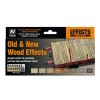 VALLEJO EFFECTS SET EFFETS BOIS VIEUX ET NEUF 8 COULEURS MODEL AIR 71187
