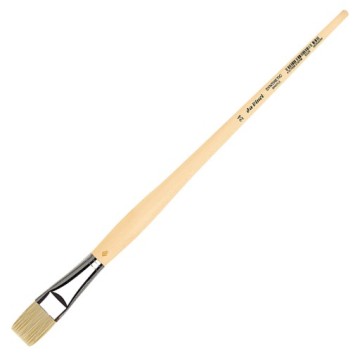 DA VINCI SYNTHETIC BRISTLE PENNELLO PIATTO PER OLIO E ACRILICO MANICO LUNGO SERIE 8329