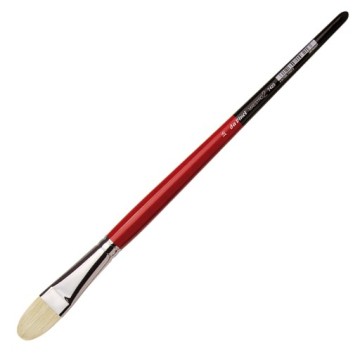 DA VINCI MAESTRO 2 BRIGHT PENNELLO LINGUA DI GATTO PER OLIO E ACRILICO SETOLA NATURALE MANICO LUNGO SERIE 7423