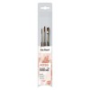 DA VINCI SET 3 PINCEAUX COLINEO POUR AQUARELLE MANCHE COURT SÉRIE 4036