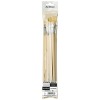 DA VINCI SET OF 8 FLAT BRUSHES SYNTHETIC BRISTLE LONG HANDLE FOR OIL AND ACRYLIC SERIES 5291