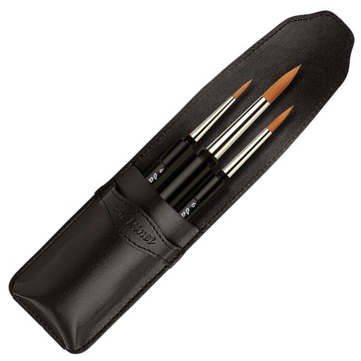 DA VINCI SET 3 RUNDE REISEPINSEL SYNTHETIKFASERN SERIE 5382-1573