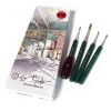 BORCIANI E BONAZZI SET 4 PENNELLI HYPERREALISM PRECISION EDIZIONE GIOVANNI BALZARANI
