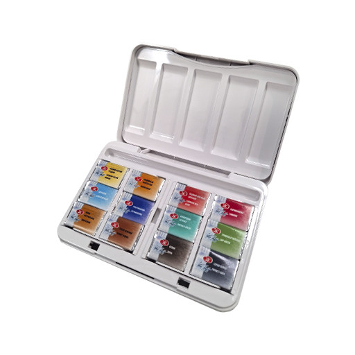 WHITE NIGHTS PLEIN AIR WATERCOLOUR BOX SET OF 12 PANS