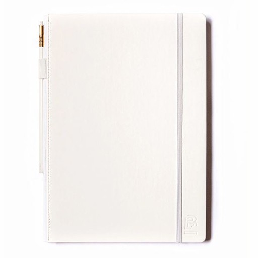 BLACKWING SLATE NOTEBOOK WHITE + BLACKWING PEARL PENCIL