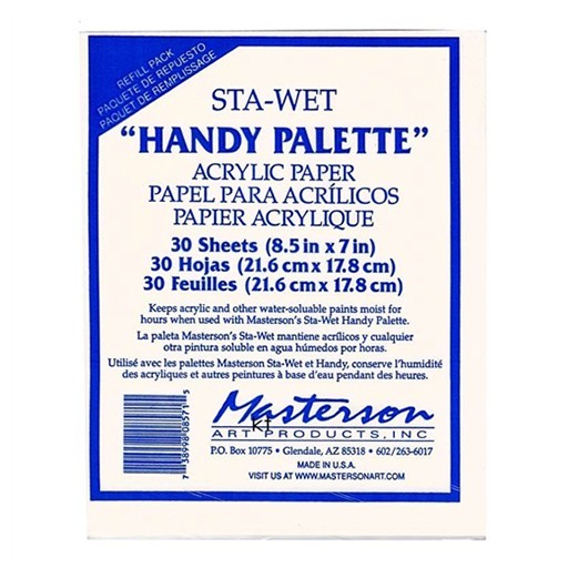 MASTERSON STA-WET ACRYLIC PAPER - RICAMBI CARTA PER TAVOLOZZE UMIDE