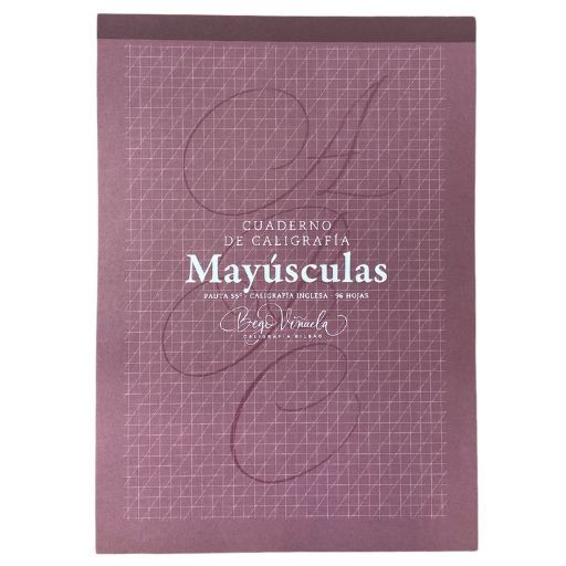 BEGO VIÑUELA CUADERNO DE CALIGRAFÍA INGLESA MAYÚSCULAS PAUTA 55 96 HOJAS