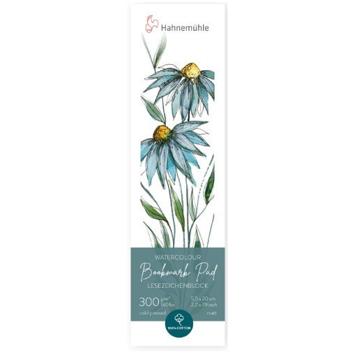 HAHNEMÜHLE BOOKMARK PAD WATERCOLOUR PAPER 100% COTTON 300 G
