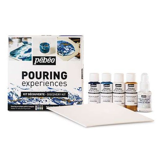 PÉBÉO ENTDECKER-SET POURING 4 X 59 ML + SILIKON 50 ML
