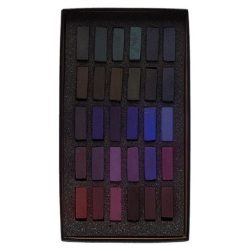 TERRY LUDWIG SCATOLA CARTONE 30 PASTELLI MORBIDI SELEZIONE INTENSE DARKS II