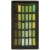 TERRY LUDWIG CAJA DE CARTÓN CON 30 PASTELES SUAVES SELECCIÓN WARM GREENS