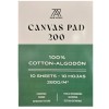 RAW ART MATERIALS CANVAS PAD 100 % COTON TEXTURE EXTRA-FINE APPRÊT UNIVERSEL 280 G SÉRIE 200