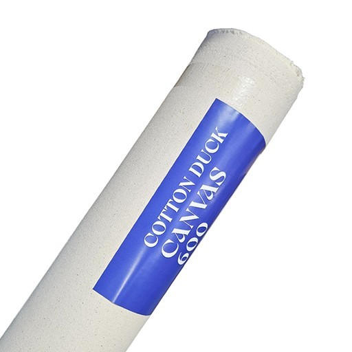 RAW ART MATERIALS ROLLE STARKES MALTUCH AUS 100% BAUMWOLLE GROBE STRUKTUR SERIE 600