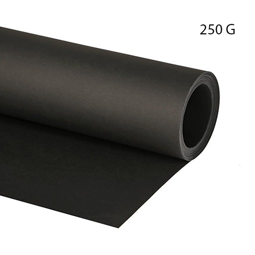 CLAIREFONTAINE PAINT ON PAPER ROLL BLACK 250 G