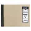 CLAIREFONTAINE CARNET DE VOYAGE COUVERTURE RIGIDE TOILÉE RELIURE COUSUE PAPIER BLANC 180 G