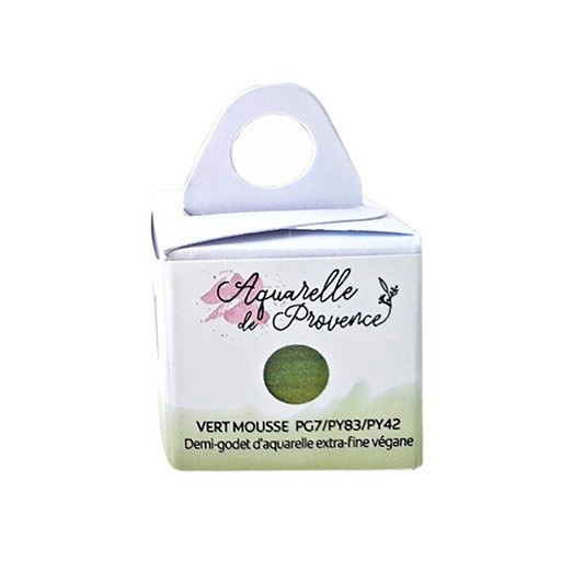 AQUARELLE DE PROVENCE EXTRAFEINE HANDGEFERTIGTE VEGANE AQUARELLFARBE HALBE NÄPFCHEN