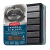 DERWENT METALLETUI MIT 6 XL CHARCOAL BLÖCKEN