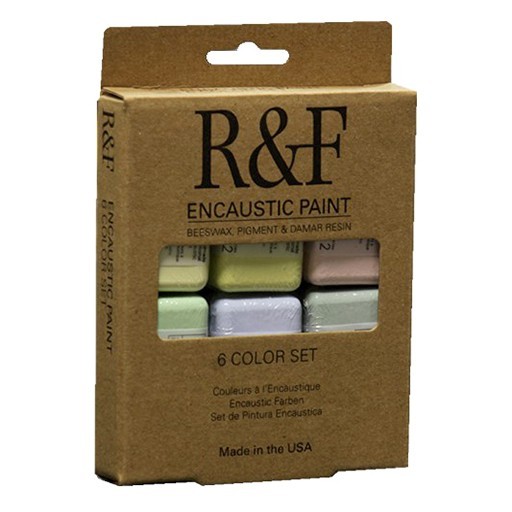 R&F PEINTURE À L'ENCAUSTIQUE CHROMATIC TONES SET 6 BLOCS DE 40 ML