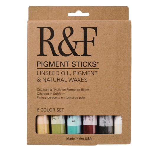 R&F PIGMENT STICK INTRODUCTORY SET 6 STICK DI OLIO