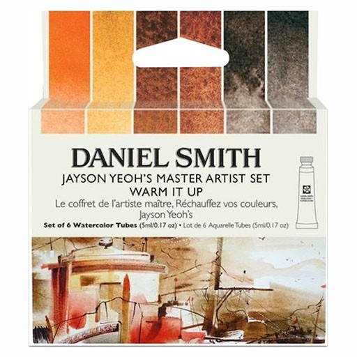 DANIEL SMITH JAYSON YEOH'S MASTER ARTIST SET WARM IT UP - AQUARELLFARBEN-SET WARME FARBEN