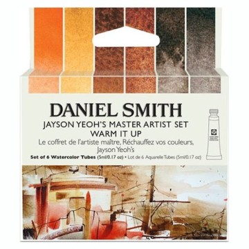 DANIEL SMITH JAYSON YEOH'S MASTER ARTIST SET WARM IT UP - SET ACQUERELLI SELEZIONE DI COLORI CALDI