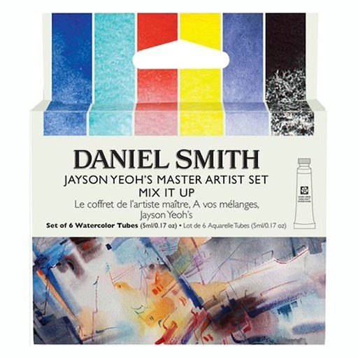 DANIEL SMITH JAYSON YEOH'S MASTER ARTIST SET MIX IT UP - SET ACQUERELLI SELEZIONE DI COLORI PRIMARI