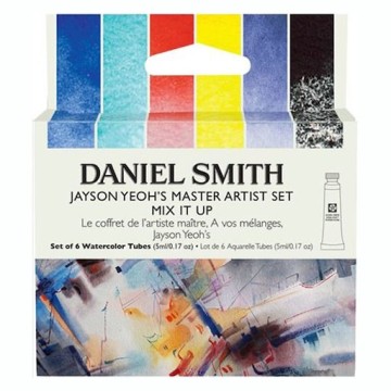 DANIEL SMITH JAYSON YEOH'S MASTER ARTIST SET MIX IT UP - SET ACQUERELLI SELEZIONE DI COLORI PRIMARI