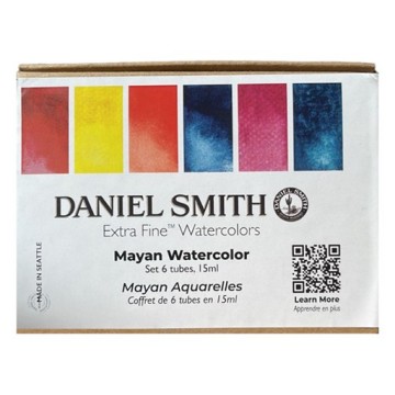 DANIEL SMITH MAYAN WATERCOLOR SET - ENSEMBLE D'AQUARELLES SÉLECTION MAYA 6 X 15 ML