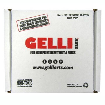 GELLI ARTS STUDENT CLASS PACK - SET 10 LASTRE QUADRATE PER STAMPA