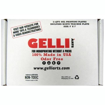 GELLI ARTS CLASS PACK - SET 11 LASTRE RETTANGOLARI PER STAMPA
