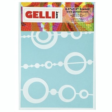 GELLI ARTS BEAD STENCIL - STENCIL DI PERLE PER STAMPA