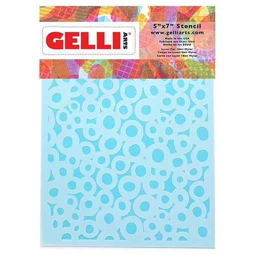 GELLI ARTS DOTS STENCIL - STENCIL DI PUNTI PER STAMPA