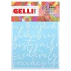 GELLI ARTS SCRIPT STENCIL - PLANTILLA DE TEXTO PARA IMPRESIÓN