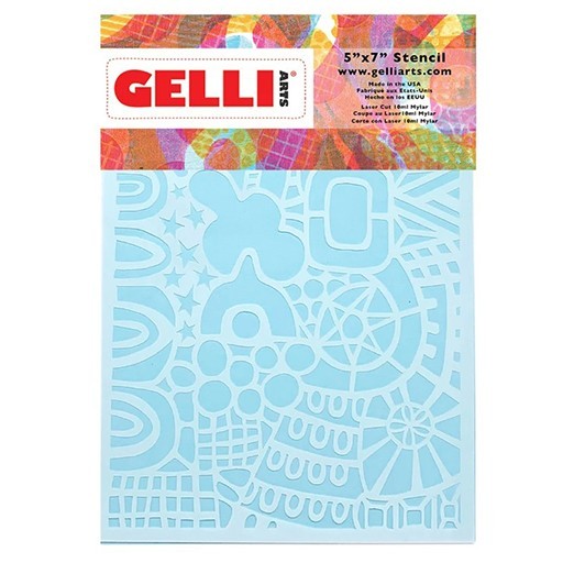 GELLI ARTS WONDERLAND STENCIL - SCHABLONE WUNDERLAND