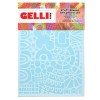 GELLI ARTS WONDERLAND STENCIL - POCHOIR PAYS DES MERVEILLES POUR L'IMPRESSION