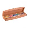 WHITE NIGHTS WOODEN WATERCOLOUR BOX SET OF 12 PANS AND BRUSH
