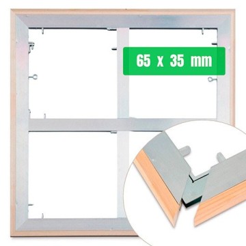 ARTEMIRANDA TELAIO INFINITY IN LEGNO E ALLUMINIO 65 X 35 MM