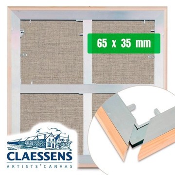 ARTEMIRANDA INFINITY KEILRAHMEN 65 X 35 MM BESPANNT MIT BELGISCHEM LEINEN CLAESSENS 166 FÜR ÖL/ACRYL