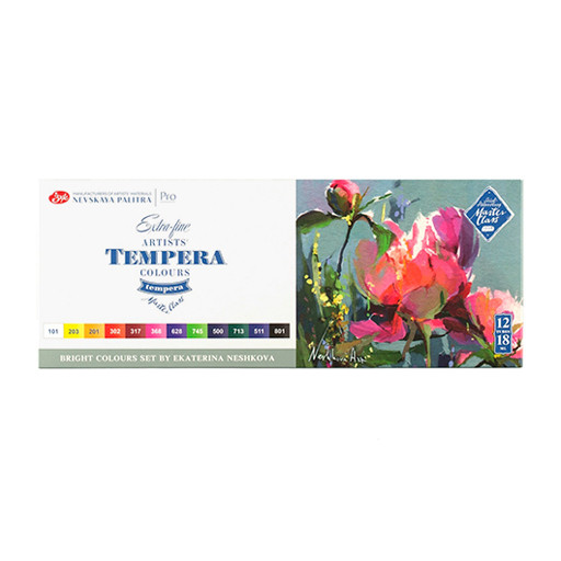 ST PETERSBURG MASTER CLASS TEMPÉRA SET 12 X 18 ML