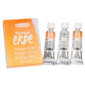 SCHMINCKE LIQUID EARTH SET OF 3