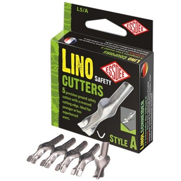 ESSDEE SET 5 SGORBIE DI SICUREZZA PER LINOLEOGRAFIA