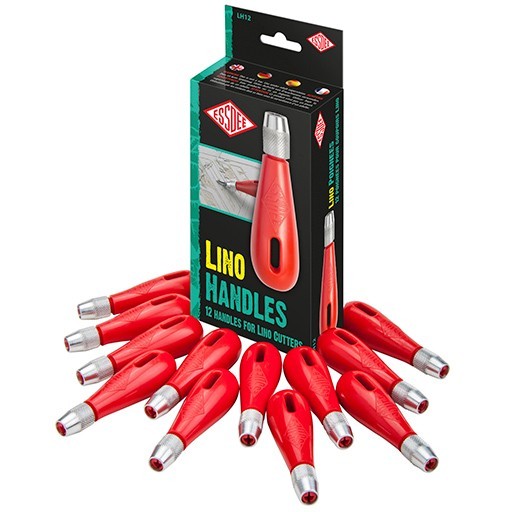 ESSDEE LINOLMESSER-GRIFFE SET 12 STÜCK