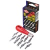 ESSDEE LINOLMESSER-SET 10 STÜCK SORTIERT + GRIFF