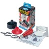 ESSDEE LINO CUTTER & STAMP CARVING KIT 3 EN 1 - SET BASIQUE DE 5 GOUGES + 2 TAMPONS + ACCESSOIRES