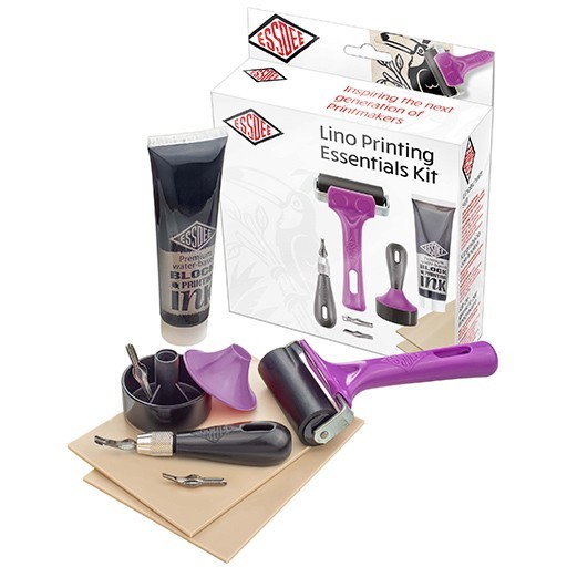 ESSDEE LINO PRINTING ESSENTIALS KIT - SET DE LINOGRAVURE OUTILS DE BASE
